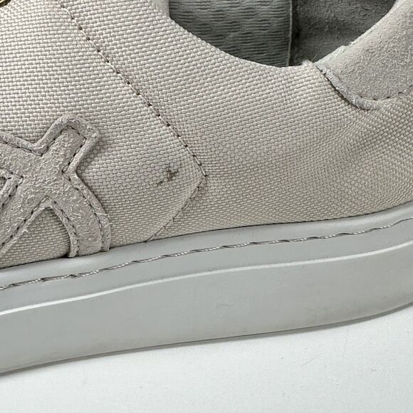 Loci x Nikki Reed Women's Beige Nine Low-Top Logo Canvas Sneakers Shoes Size 38 - Picture 7 of 16